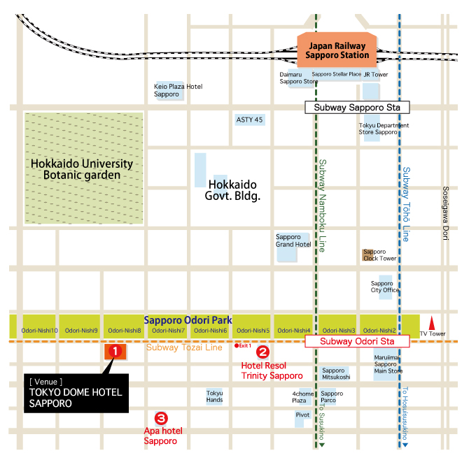 Hotel map